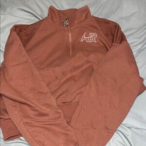 Nike Women's Rust Zip-Up Sweater